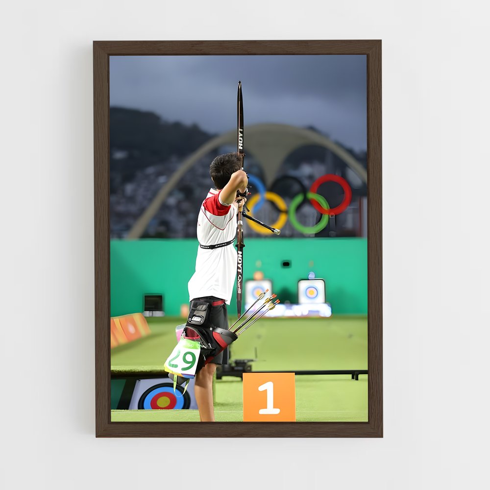 Poster L'Archer des Jeux – affiche Tir à l’arc (vue 5)